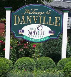 Danville, PA sign